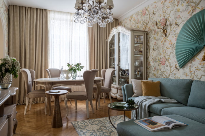 woonkamer-eetkamer interieurontwerp