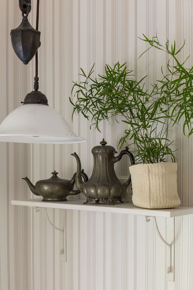 Planken met decor