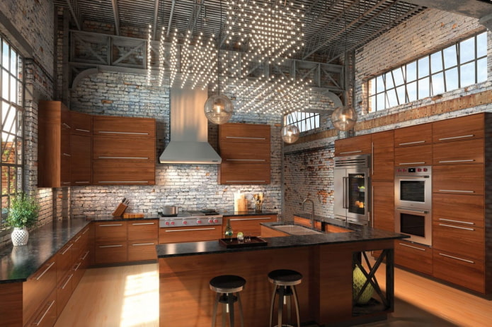 keuken in loftstijl