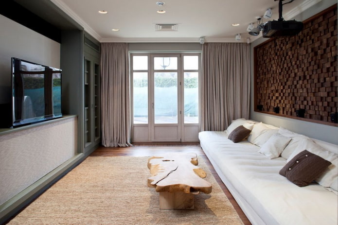 interieur van een vierkamerappartement van 100 vierkante meter