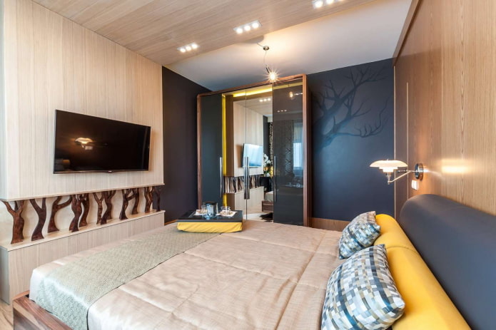 interieur van een driekamerappartement van 100 vierkante meter