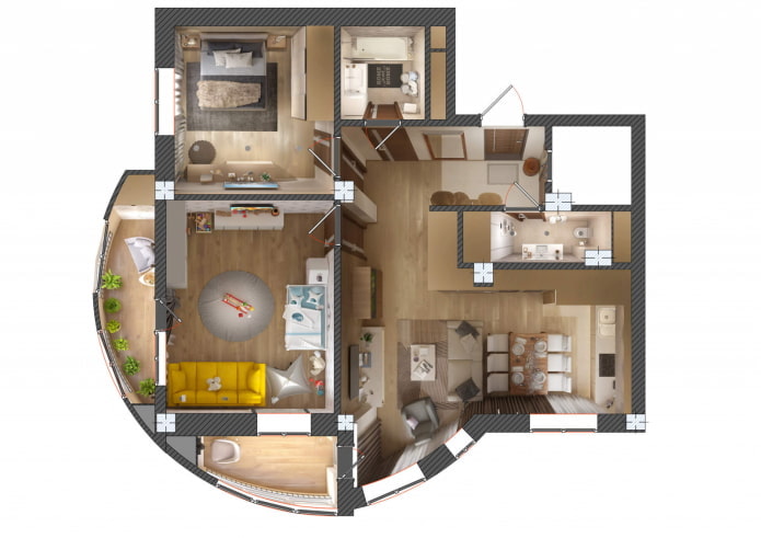 appartementindeling 100 vierkante meter