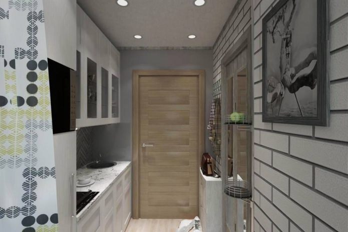 foto van het ontwerp van een studio van 14 m?.