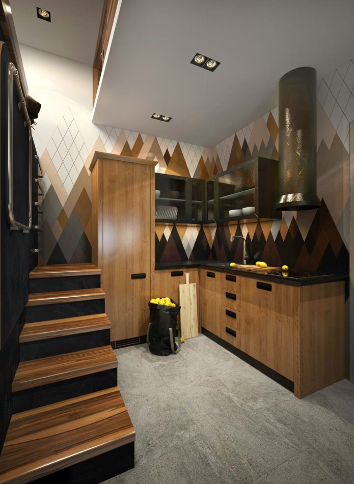 ontwerp van een klein appartement van 15 m?.