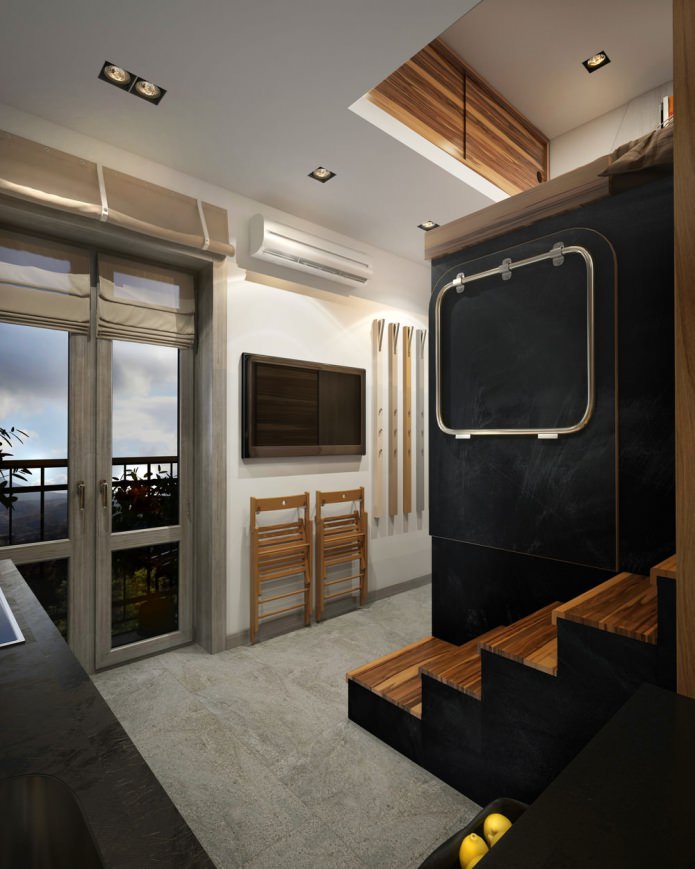 ontwerp van een klein appartement van 15 m?