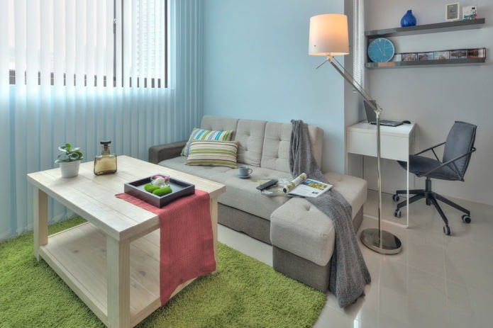 Werkplek in een studio-appartement