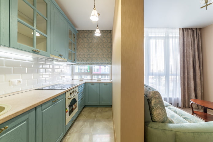 Indeling appartement van 36 vierkante meter