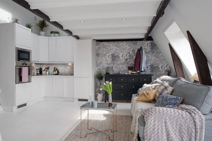 Indeling appartement van 36 vierkante meter