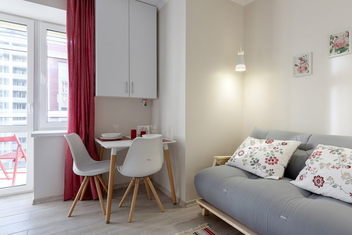 interieur van een appartement van 36 vierkanten