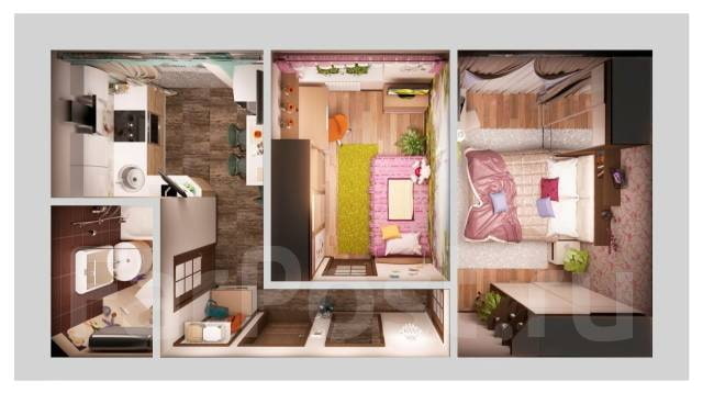 Tweekamerappartement 37 m?