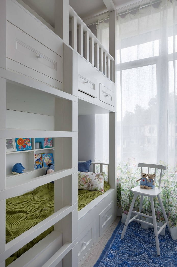 Bed voor twee kinderen