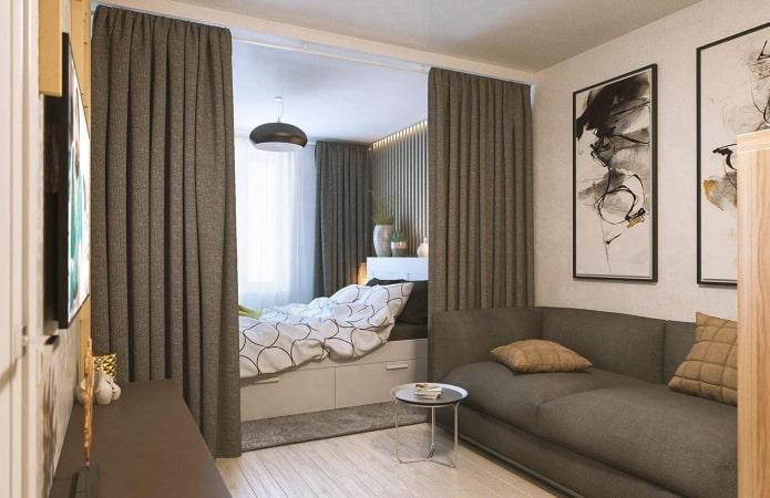 zonering van een appartement van 40 vierkante meter