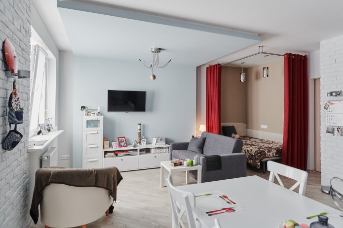 zonering van een appartement van 40 vierkante meter