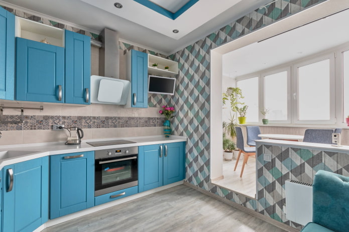 Eetkamer op het balkon