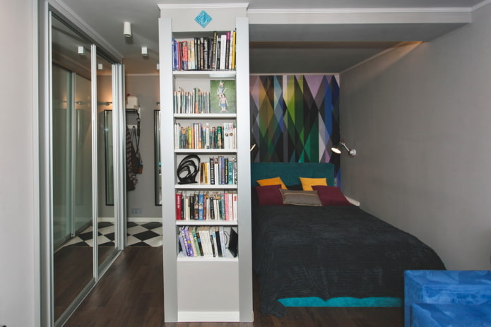 slaapkamer in een nis