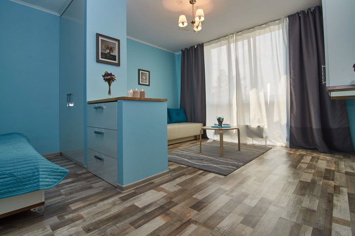 Woonkamer-slaapkamer