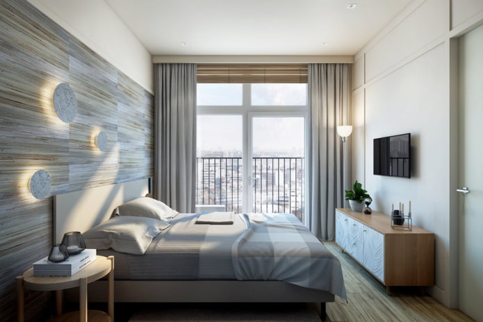 Slaapkamer in een appartement van 46 m?