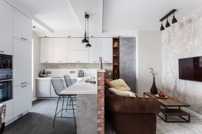 Woonkamer gecombineerd met keuken