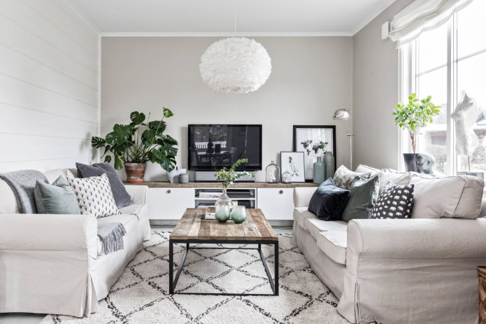 Scandinavische woonkamer