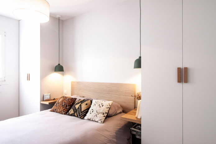 Slaapkamer in een vierkamerappartement