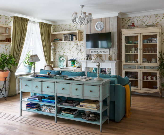 Proven?aalse keuken-woonkamer