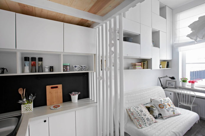 Scandinavische stijl in de studio