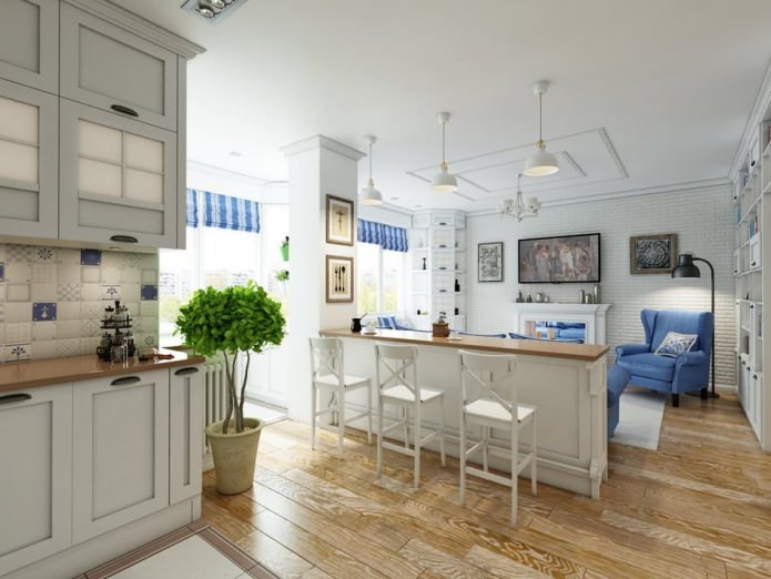 studio in Proven?aalse stijl