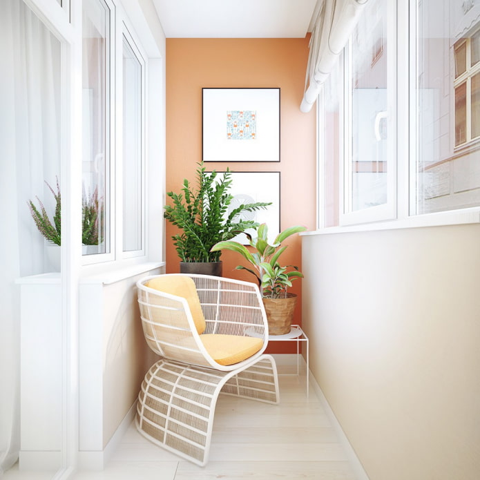 balkon in minimalistische stijl