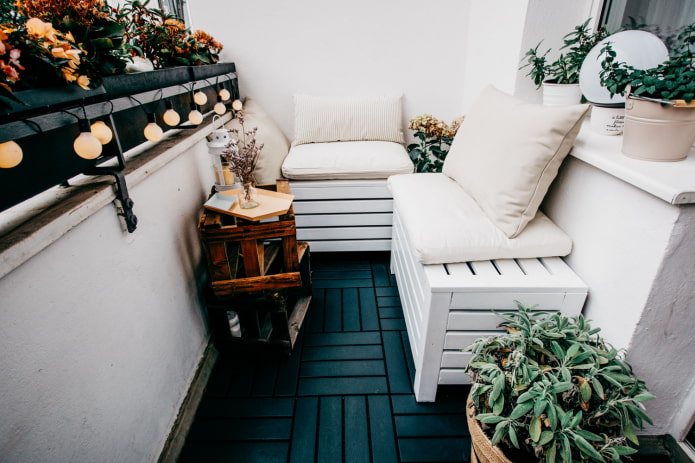 stijlvol open balkon