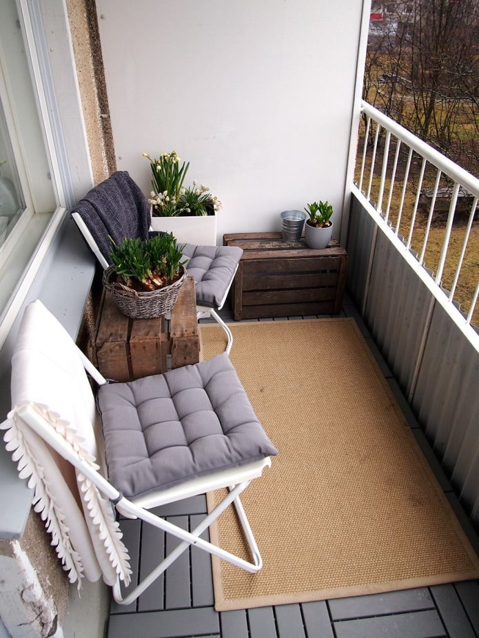 gezellige open loggia