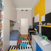 Interieur van een kleine kinderkamer: een kleur, stijl, afwerking en meubilair kiezen (70 foto's)-21