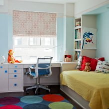 Interieur van een kleine kinderkamer: een kleur, stijl, decoratie en meubels kiezen (70 foto's)-12