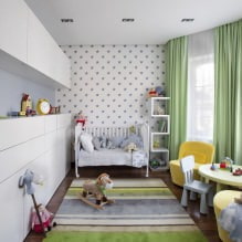 Interieur van een kleine kinderkamer: kleur, stijl, decoratie en meubels kiezen (70 foto's)-9