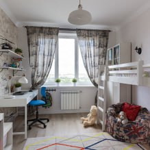 Interieur van een kleine kinderkamer: kleur, stijl, decoratie en meubels kiezen (70 foto's)-6