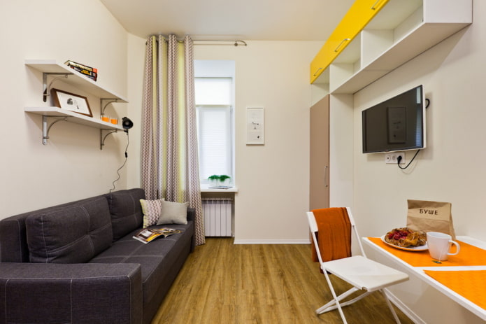 woonkamer in beige tinten