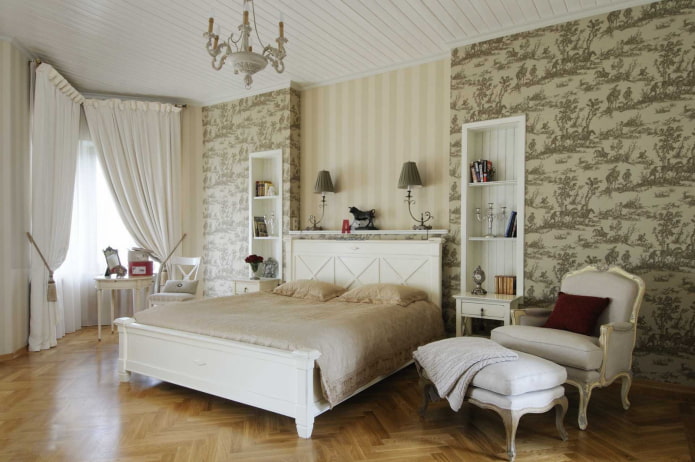 behang combineren in het interieur