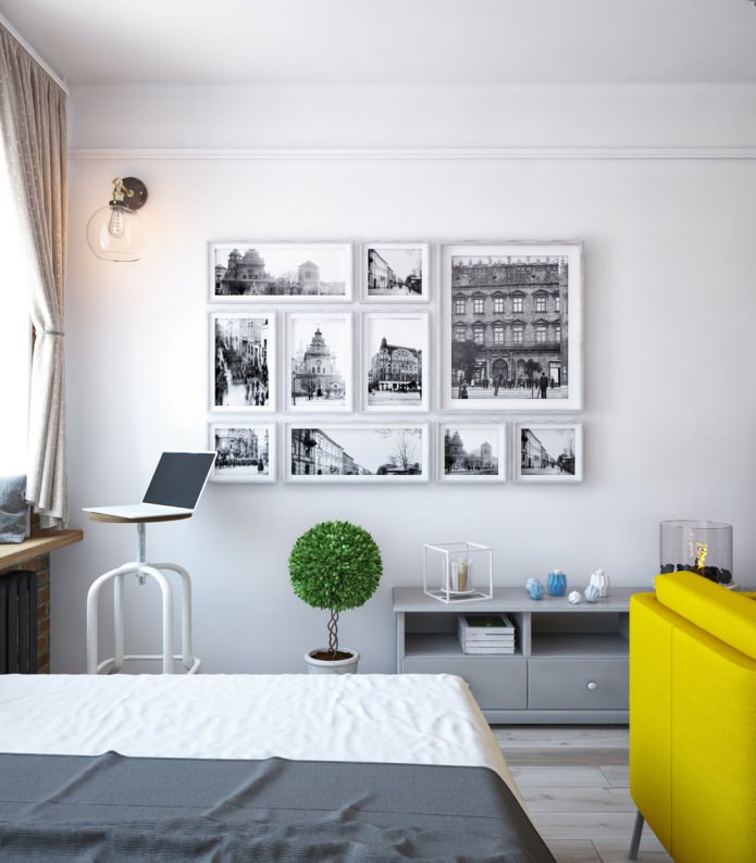 Ontwerp van een eenkamerappartement-schommel
