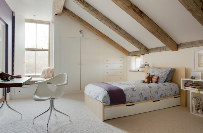 kinderkamer op zolder