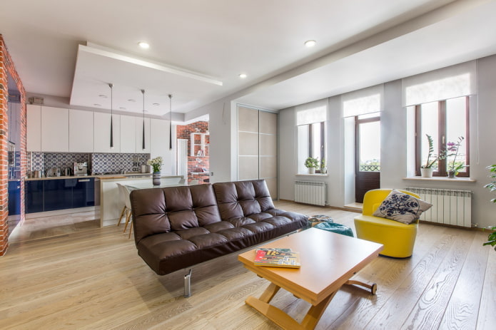 gipsplafond in het interieur