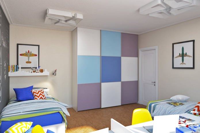 kinderkamer voor twee jongens