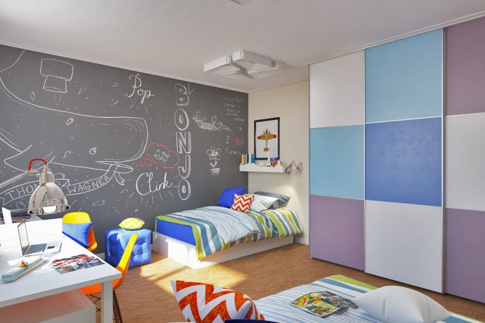 kinderkamer voor twee jongens