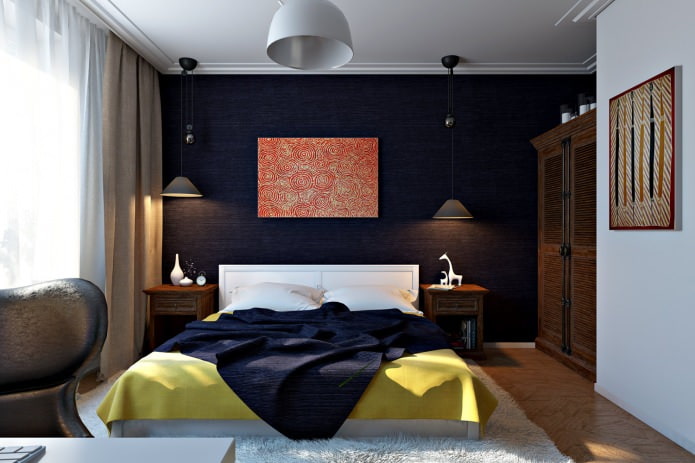 Slaapkamer in een vierkamerappartement