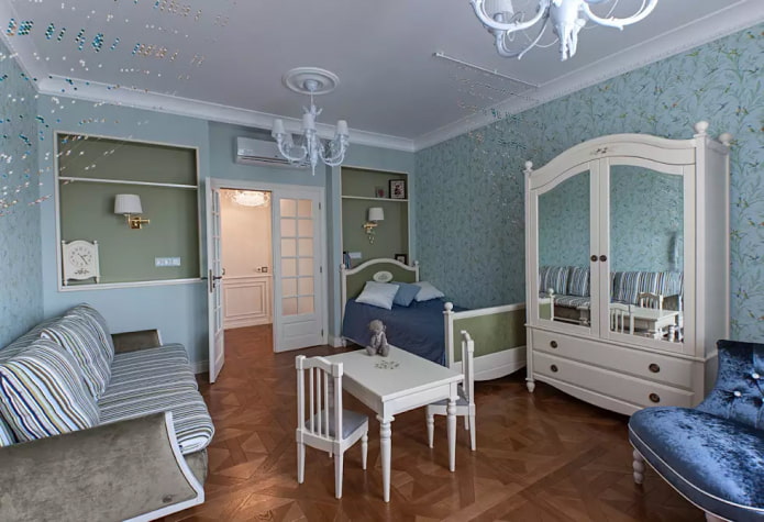 behang met groen en vogels