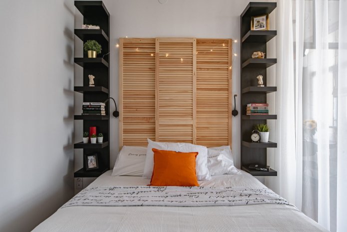 planken in de slaapkamer