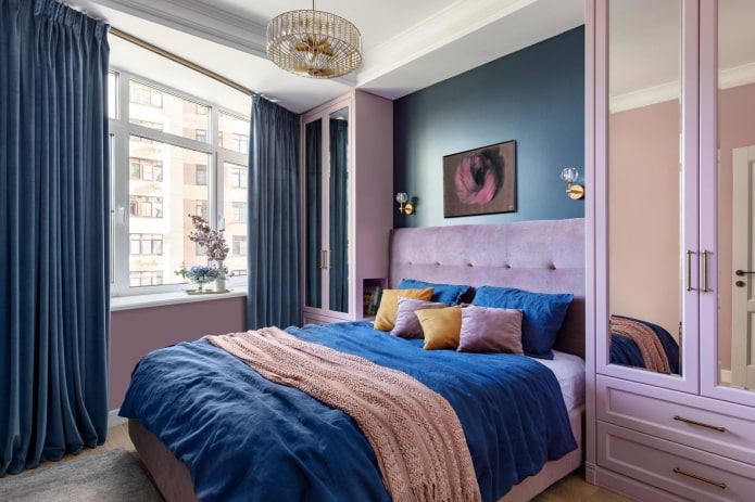 slaapkamer in roze tinten