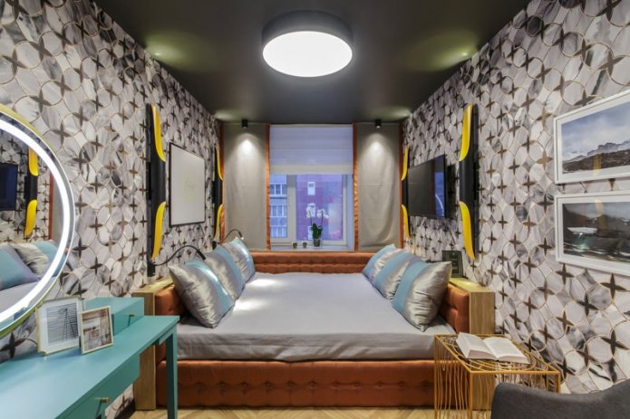 interieur van een moderne slaapkamer