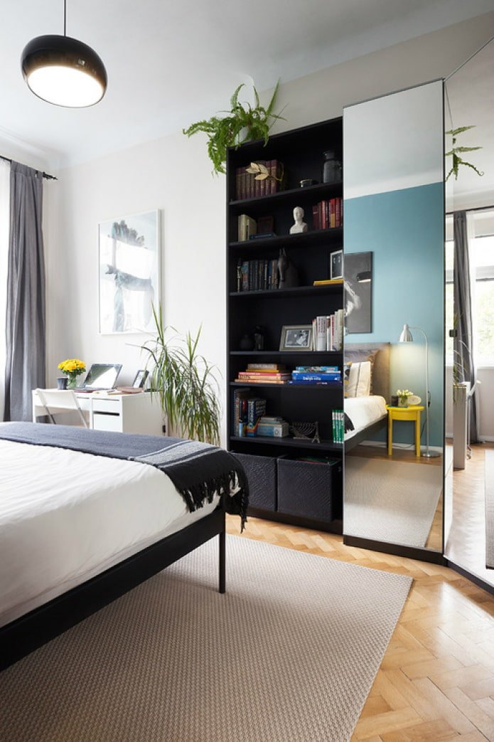 hoekkast in de slaapkamer