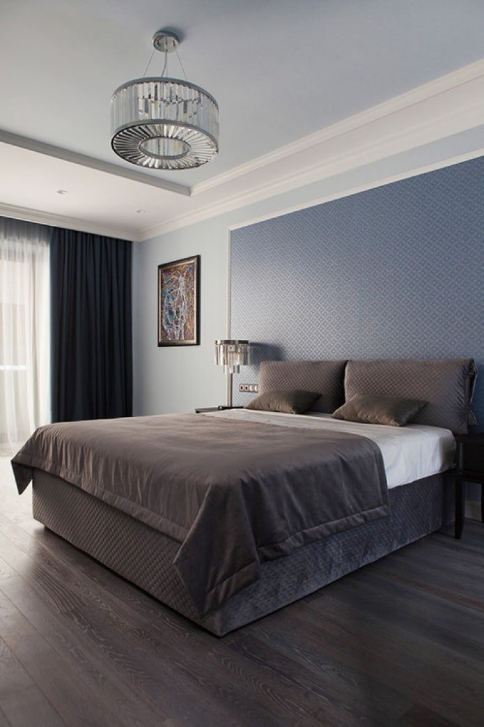 modern slaapkamerinterieur