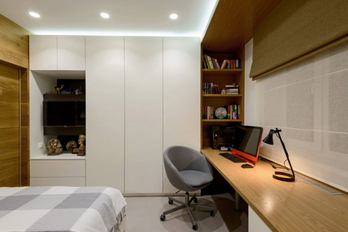 Slaapkamer-studeerkamer