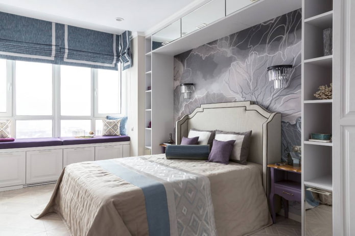Bed in een nis